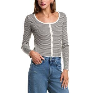 Sadie & Sage Womens  Pepster Cardigan, White